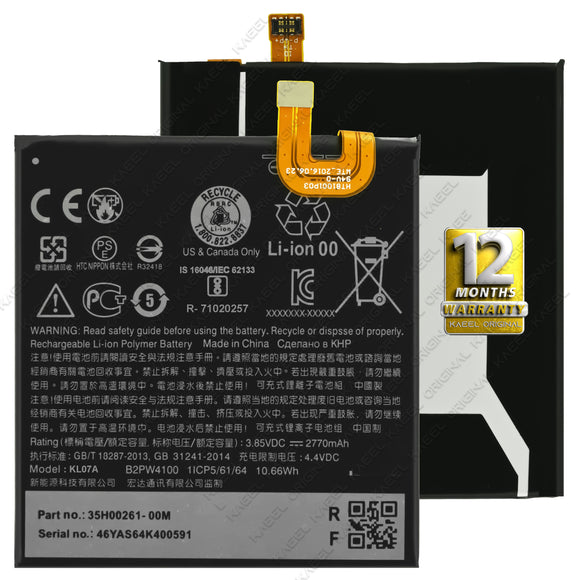 KAEEL ORIGINAL B2PW4100 Battery for Google Pixel 1 (1st Gen) (2016) - 2770mAh with 12 Months Warranty*